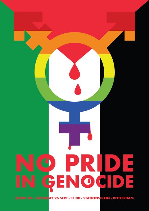 Radical Block at Rotterdam pride