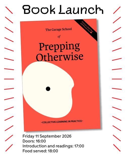 Book launch of Prepping Otherwise: Collective Learning in Practise