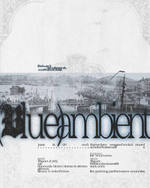 Tattoo, sound and performance night by Blue Ambient - fundraiser for Buurtoren