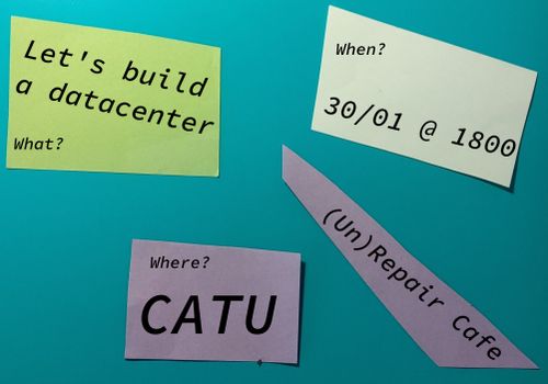 (Un)Repair Cafe: Let's build a datacenter