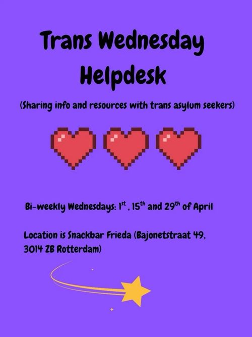 Trans Asylum Seeker Wednesday Helpdesk 